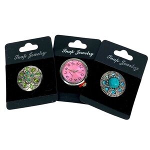 🆕 NWT Three Pieces of Snap Jewelry